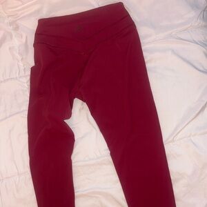 Oner Active Burgundy Women's Performance Leggings